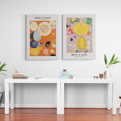 Hilma af Klint Printed Wall Art Diptych