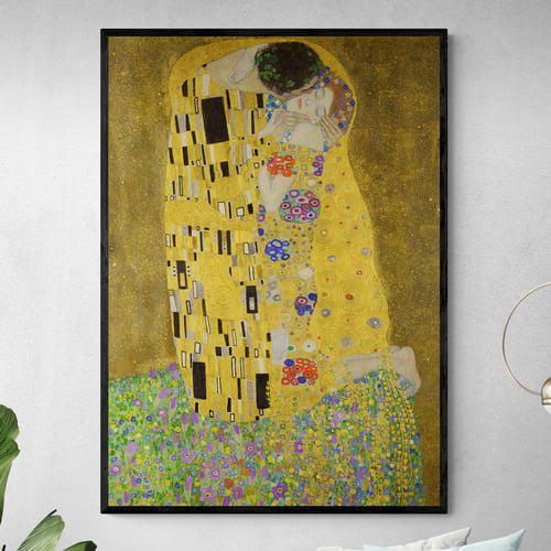 The Kiss Printed Wall Art by Gustav Klimt