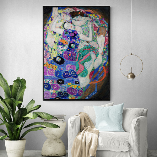 The Maiden Printed Wall Art by Gustav Klimt