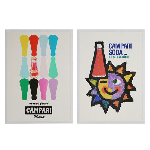 Campari Printed Wall Art Diptych