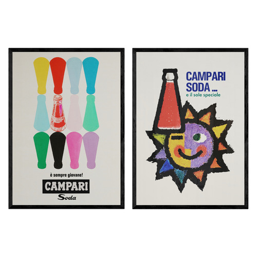 Campari Printed Wall Art Diptych