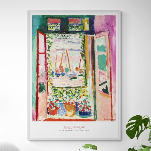 Open Window Printed Wall Art by Henri Matisse