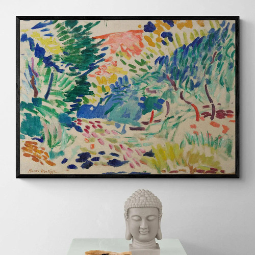 Abstract Exhibition Framed Paper Print Wall Art