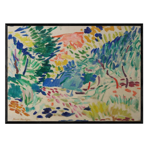 Abstract Exhibition Framed Paper Print Wall Art
