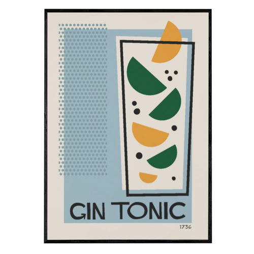 Aperol Spritz Framed Paper Print Wall Art Triptych