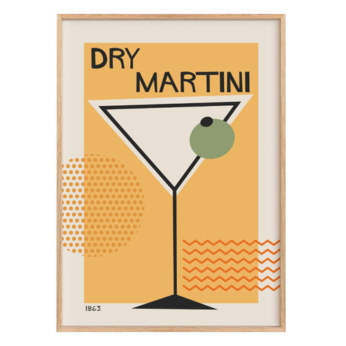 Aperol Spritz Framed Paper Print Wall Art Triptych