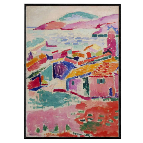 Collioure Framed Paper Print Wall Art Diptych