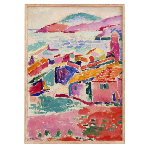 Collioure Framed Paper Print Wall Art Diptych