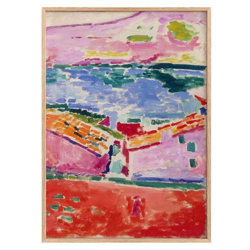 Collioure Framed Paper Print Wall Art Diptych