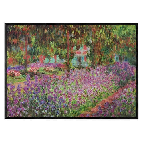 Garden at Giverny 1900 Framed Paper Print Wall Art