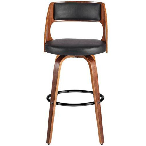 Loft 23 by Temple & Webster Munich Faux Leather Swivel Barstools