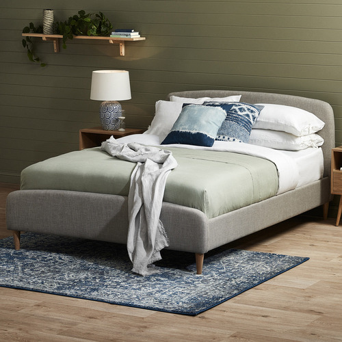 Loft 23 by Temple & ster Grey Nordic Deco Upholstered Bed