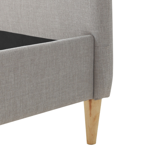 Loft 23 by Temple & ster Grey Nordic Deco Upholstered Bed