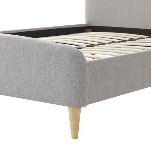 Loft 23 by Temple & ster Grey Nordic Deco Upholstered Bed