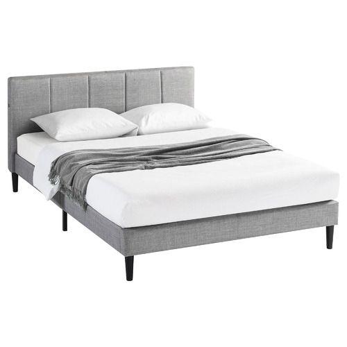Loft 23 by Temple & ster Light Grey Imogen Upholstered Bed with USB