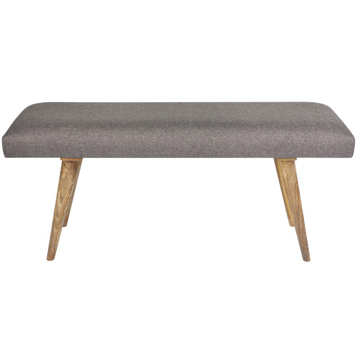 Loft 23 by Temple & Webster Grey Celeste Mango Wood Bench