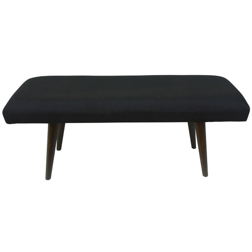 vinyl upholstered bench