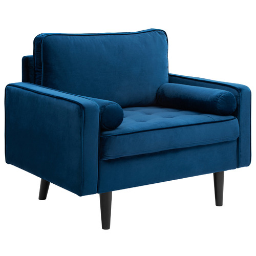 Loft 23 by Temple & Webster Stockholm Velvet Armchair