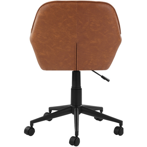 Tan Kinsey Faux Leather Office Chair