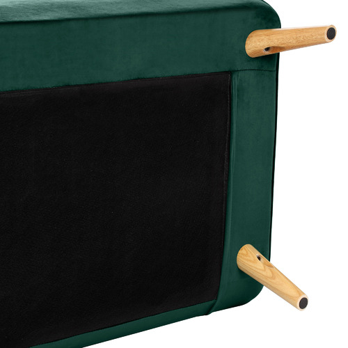 Loft 23 by Temple & ster Dark Green Aero Velvet Double Sofa Bed