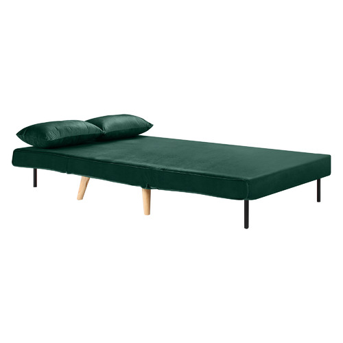 Loft 23 by Temple & ster Dark Green Aero Velvet Double Sofa Bed