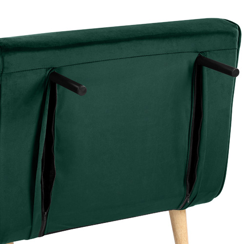 Loft 23 by Temple & ster Dark Green Aero Velvet Single Sofa Bed