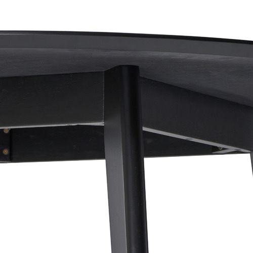Loft 23 by Temple & ster Black Larsen Round Wooden Dining Table