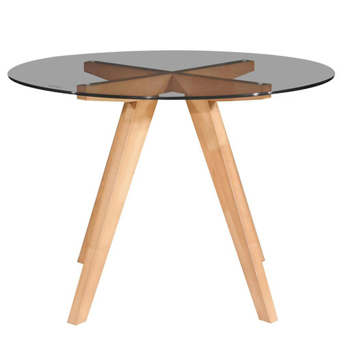 Loft 23 by Temple & ster Hjordis Scandi Beech Wood & GlassTop