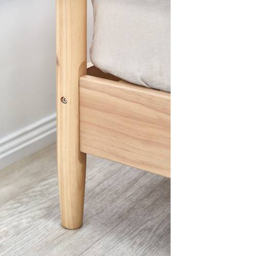 Loft 23 by Temple & ster White Washed Liam Pine Wood Bed