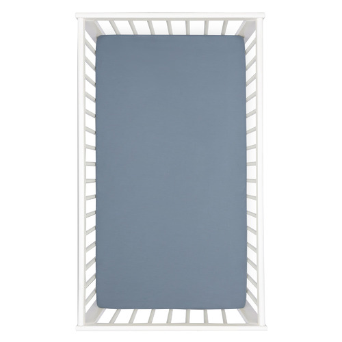Little Gem Eucalyptus & Cotton Blend Cot Fitted Sheet