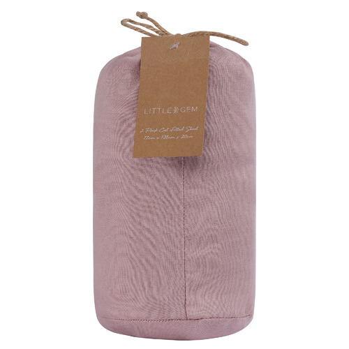 Little Gem Hemp Cot Fitted Sheets