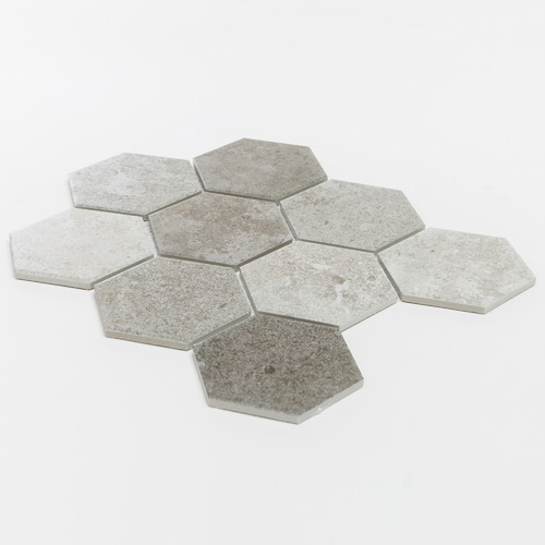 Como Hexagon Stone & Porcelain Mosaic Tile