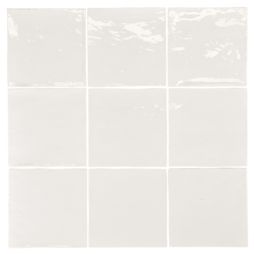 Clay Solid Square Gloss Tile