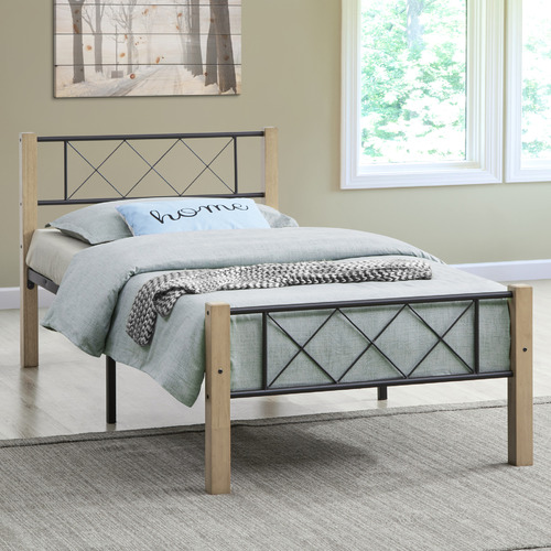 Cerrado Rubberwood Platform Bed