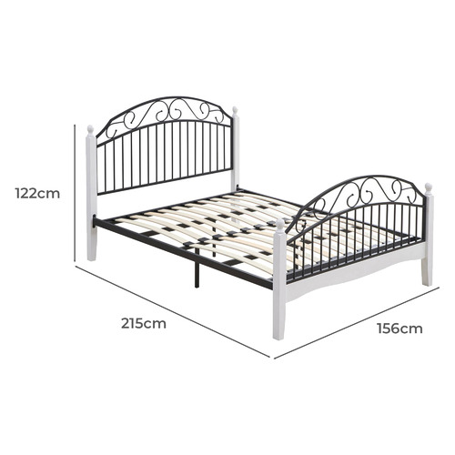 Coconino Rubberwood Platform Bed