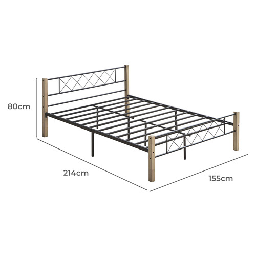 Cerrado Rubberwood Platform Bed