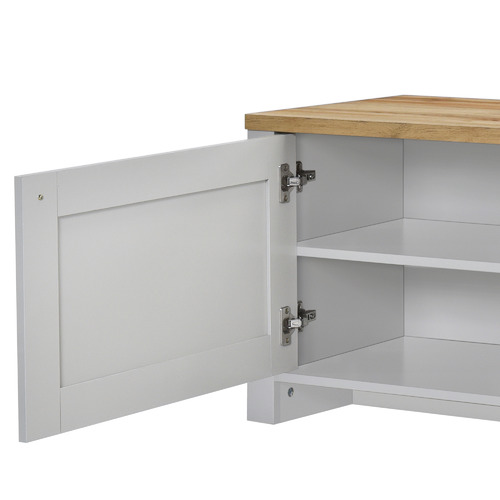 Natural & Light Grey Echo TV Unit