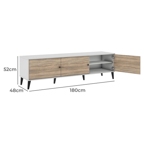 180cm Payette 3 Door TV Unit