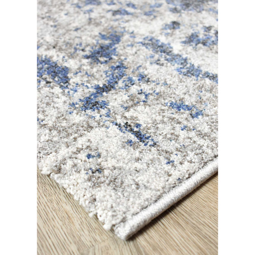 Blue Amara Power-Loomed Rug | Temple & Webster