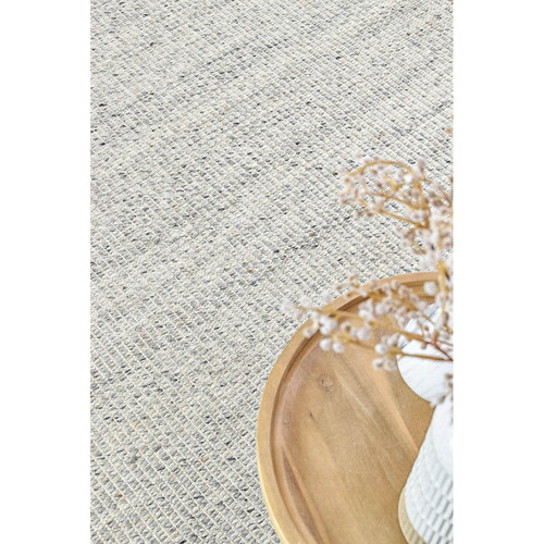Ivory Grey Hamish Wool Rug
