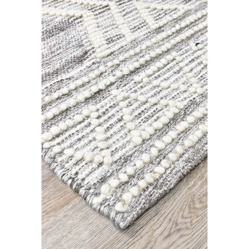 Beige Aveda Wool Rug