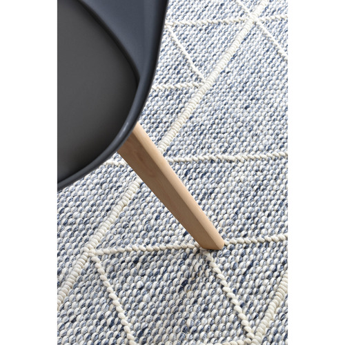 Blue & White Holden Wool Rug