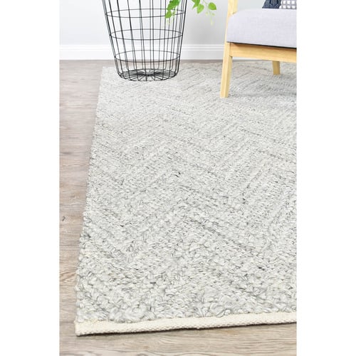 Silver Avery Wool Rug