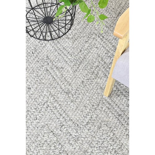 Silver Avery Wool Rug
