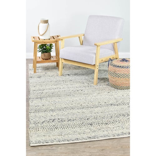 Ivory Rome Hand-Woven Wool Rug