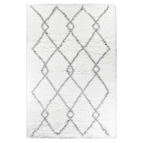 White Parisa Shag Rug