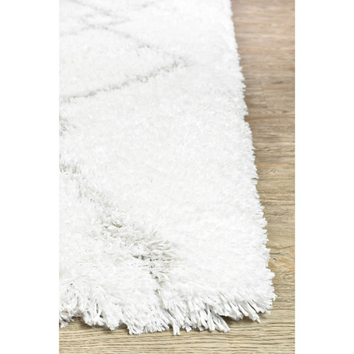 White Parisa Shag Rug