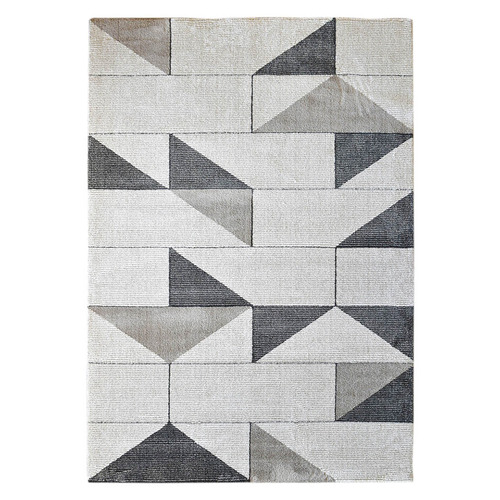 Beige Ellice Microfibre Rug