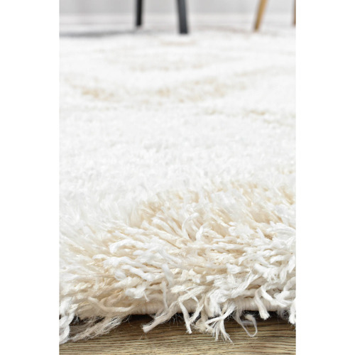 White Lahara Shag Rug
