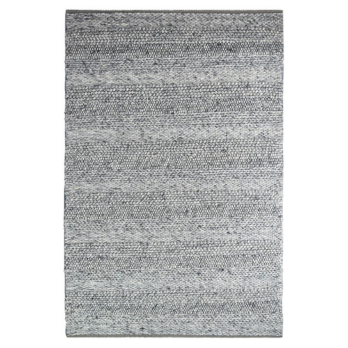 Grey Rome Hand-Woven Wool Rug